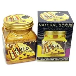 WOKALI Natural Gold Scrub for Face and Body 500ML