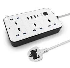 Universal Extension Cord 4-Socket with 3 USB & Type-C PD