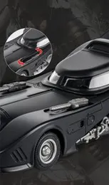 1989 Batmobile 1:24 Scale Die Cast Batmobile Model Car Kit with Smoke, Light & Sound Functions - QY Toys Metal Batman Car