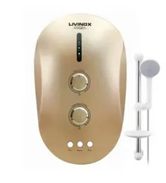 LIVINOX Instant Shower Heater Pressure Pump LV-GAP506 5.6kW Andora Series 5 Spray Patterns Anti-Scalding ELCB Single Point Connection