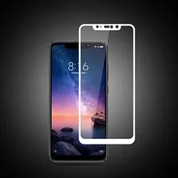 Xiaomi Redmi Note 6 Pro 3D Full Glue Tempered Glass (White)