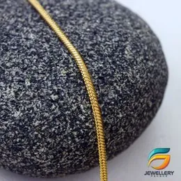 Gold Plated Snake Rope Chain Guaranteed 18/24 inch Stylish Design For Women.