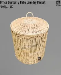 Cane basket, Linen basket.