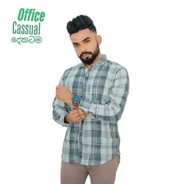 Premium Cotton Long sleeve Check Design Shirt â Office and Casual #3