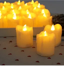 Warm Light Pillar Smokeless LED Candles â 24 Pieces
