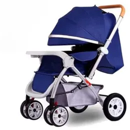 Two-way folding baby stroller, high landscape, multi-functional carrying, one button, 0-3 years old