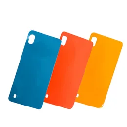 Samsung A10E Hard Silicon Cover 2MM Orange Colour, 2MM Hard Silicon Back Cover for Samsung Galaxy A10E, Durable Phone Case, Hard Silicon Cover