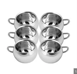6Pcs EverSilver Double Wall Cup Set – 160ml