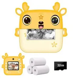 Kids Instant Dual Camera Print Cam 1080P Video Recorder Digital Camera (0497)