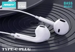 E-064   Type-C   Extra   Bass   Music   Earphones