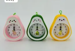avocado-shaped analog alarm clocks