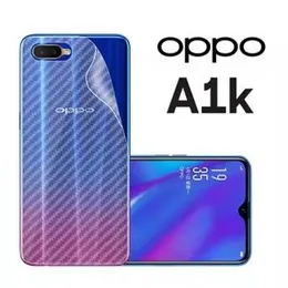Clear Slim Carbon fibre Phone Transparent protective Mobile Back Sticker For Oppo A1K