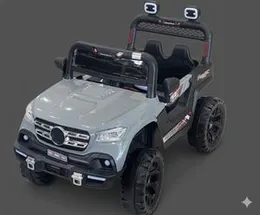 Kids Electric Ride-On Car â Grey | 2-Seater with Battery & Speed Control | Ages 4+