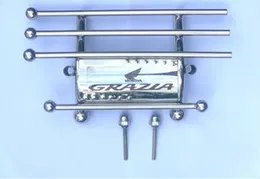 Grazia bike stainless steel silencer guard with free 2 bolt