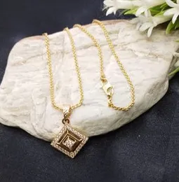 gold plated guaranteed 24 inch new trend diamond chain with box pendent for stylish women's