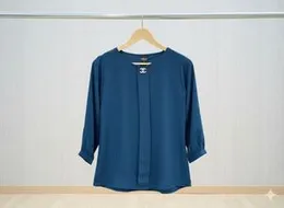 Womenâs Round-Neck Striped Blouse | Soft-Tone Long Sleeve Top with Elegant Minimalist Design