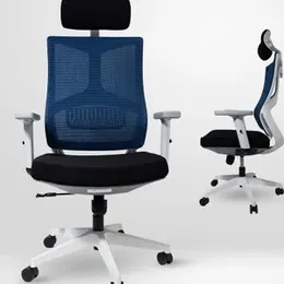 HIGH  BACK BLUE MESH CHAIR