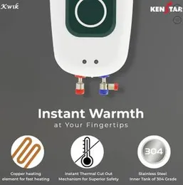 Kenstar Kwik Indian 5.9L, Instant Water Heater (without Shower Head)