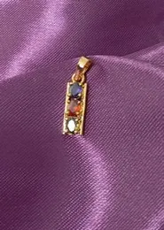 Women's Gold Plated Pendant Accessory.