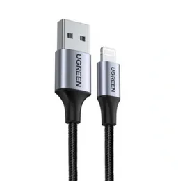 UGREEN 1 Meter USB to Lighting Cable 2.4A â MFI Certified â US398 - 20592