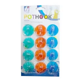 Pothook â 12 Pcs multipurpose hangers â  colors