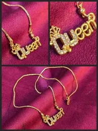 Dubai Gold-Plated Queen Design Pendant Chain for Women