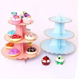 3 Tier Cardboard Cup Cake Stand