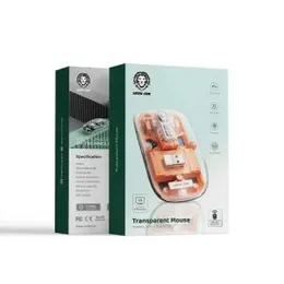 Green Lion Transparent Mouse 2400DPI 400mAh â Orange