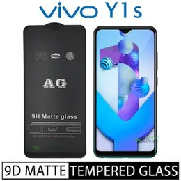 Vivo Y1s Stylish Full Cover Matte Texture MTB tempered Glass Protector Frosted Glass for Vivo Y1s