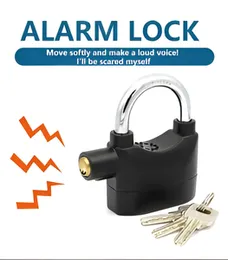 110 dB Security Alarm Padlock â Black