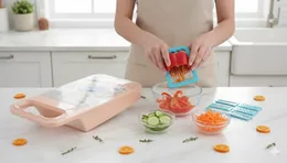 7 In 1 Square Type Multipurpose Vegetable Cutter Set