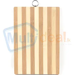 Bamboo Cutting Board with Metal Hook 24x34cm