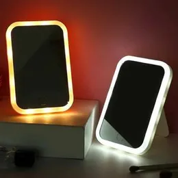 Rechargeable Lighted Travel Makeup Mirror