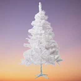 Premium White 6 Ft Artificial Christmas Tree Snowy Holiday DÃ©cor Easy Setup & Storage Perfect for Small Spaces
