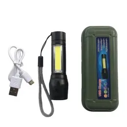 USB RECHARGEABLE TORCH METAL BODY