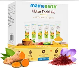 Mamaearth Ubtan Facial Kit with Turmeric & Saffron for Glowing Skin