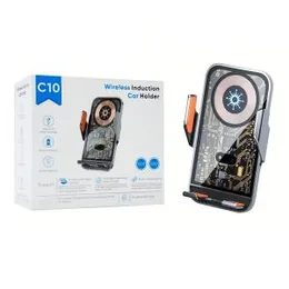 Car Wireless Fast Charger and Auto Sensor Magnetic Phone Holder 15W