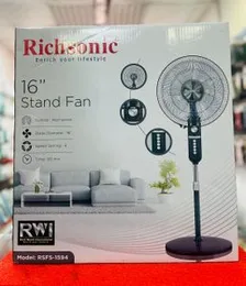 Richsonic 16" Stand Fan, Model: RSFS-1594.