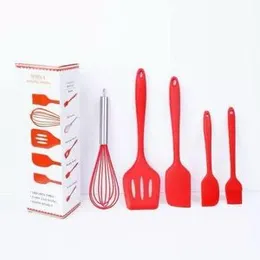5 Pieces Silicone Baking Utensil Set