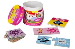 THE BOOK TREE Easy Peasy 20 Piece Big Size Colour Puzzle Set with 1 Board Book for Children