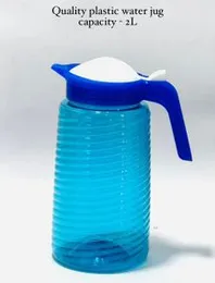 Plastic Water Jug â 2L Capacity | Durable & Lightweight | Multicolor Options