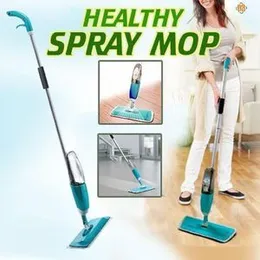 Healthy water Spray Mop - Floor Mop with Removable Washable Cleaning Pad and Integrated Water Spray Mechanism (Random Color)