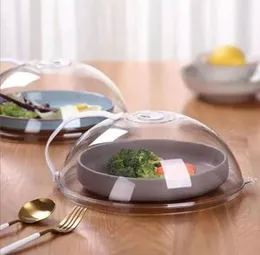 Food-Grade Microwave Plate Cover Shell Anti-Splatter Plate Lid with Handle