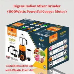 4in1 Bigene Indian Mixer Grinder (600Watts Powerful Copper Motor)