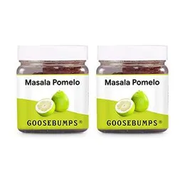 Goosebumps Masala Pomelo | Dried Pomelo Slices | Dehydrated Fruit | Chatpata Pomelo Healthy Snack for Kids and Adults | (150g x 2 Packs), 300 GMS