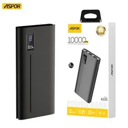 Aspor A335 22.5W 10000mAh Fast Charging Power Bank
