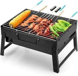 BBQ Charcoal Grill â Outdoor Portable Folding Barbecue Grill