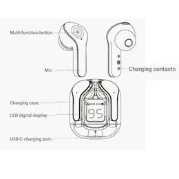Hit-Buds Air31 Wireless Earbuds with Bluetooth 5.3 ENC Environmental Noise Cancellation IPX4 Waterproof, and 24-Hour Playtime Headphones with a Microp