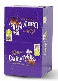 Cadbury Dairy Milk Chocolate 11g â Box of 56 Pieces