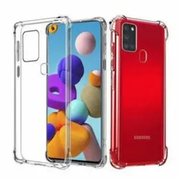 Shockproof Transparent Clear Case Back cover for SAMSUNG A21S